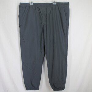 Banana Republic Slim Fit Jogger Pants Mens XXL Gray Water Resistant Nylon